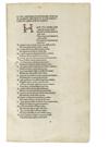 OVIDIUS NASO, PUBLIUS. Opera. Part 1 (of 2): Heroides [etc.]. 1480